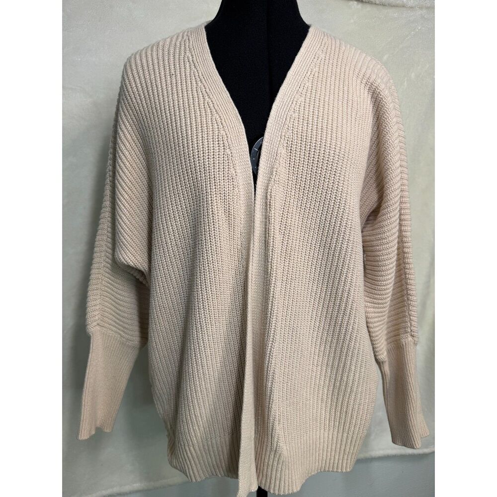 Marled by Reunited Cardigan Sweater: Tan - Women's Size L